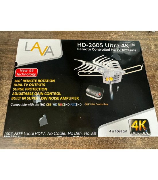 Lava Electronics HD-2605 UHF/VHF HDTV An. 3840 Units. EXW Los Angeles